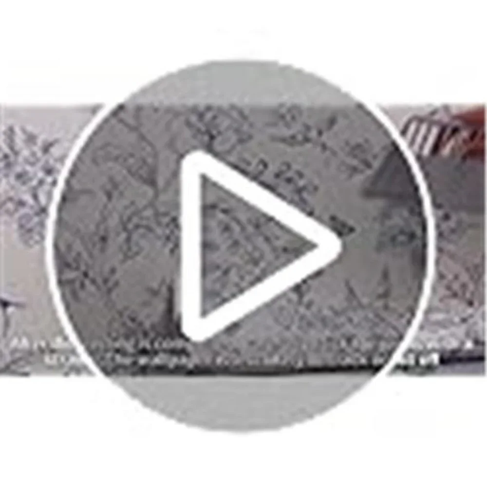 Cream White and Blue Floral Wallpaper Peel and Stick Wallpaper 17.7